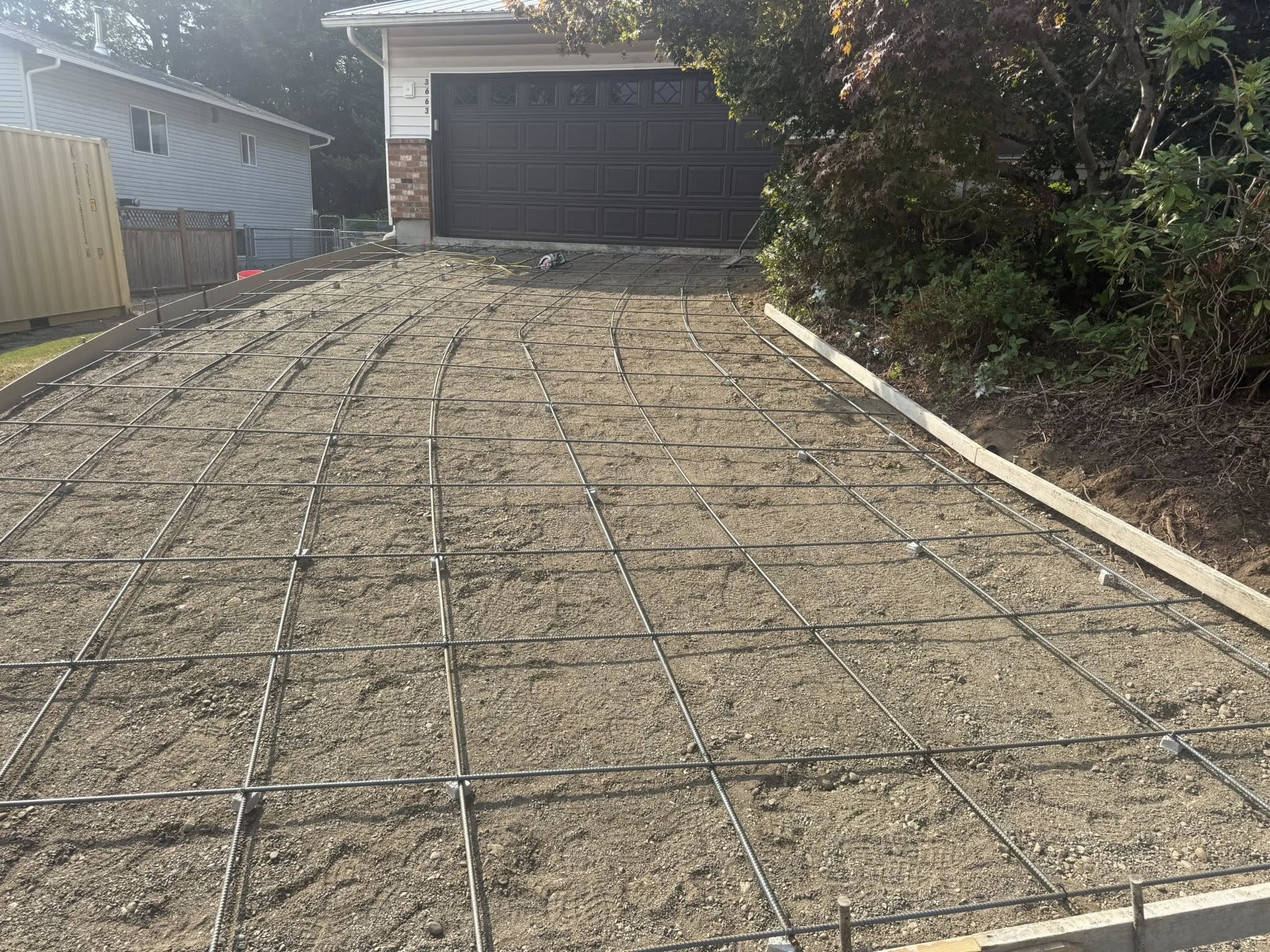 Concrete driveway Bellingham