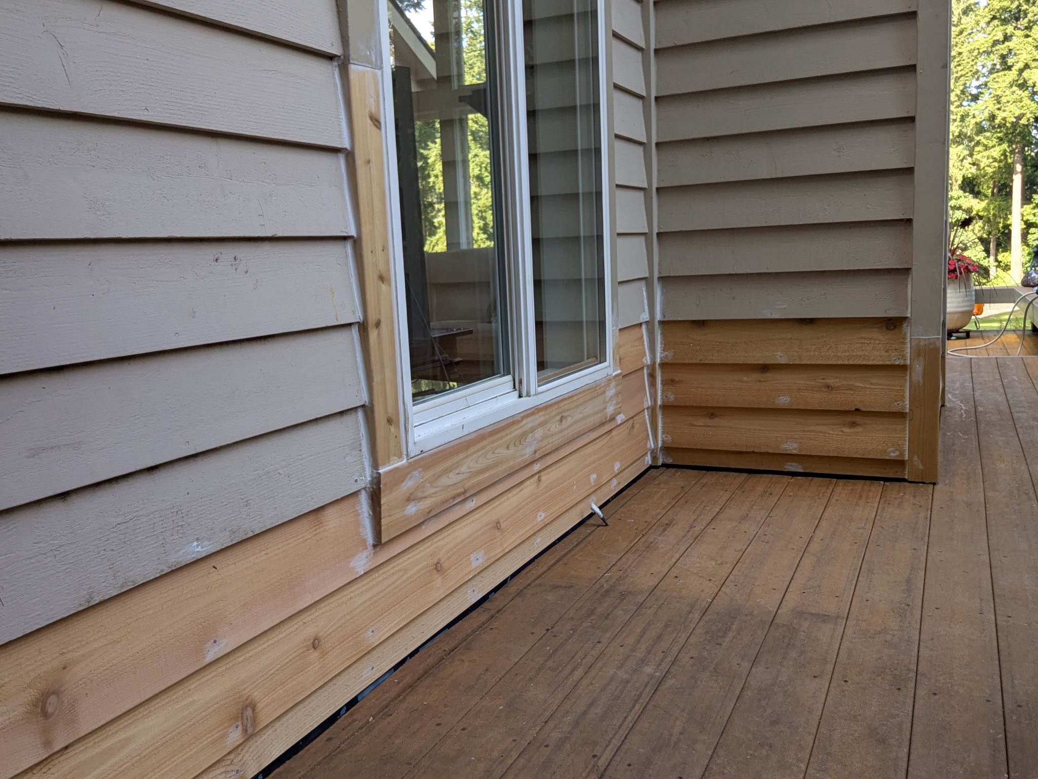 Home repair carpentry work