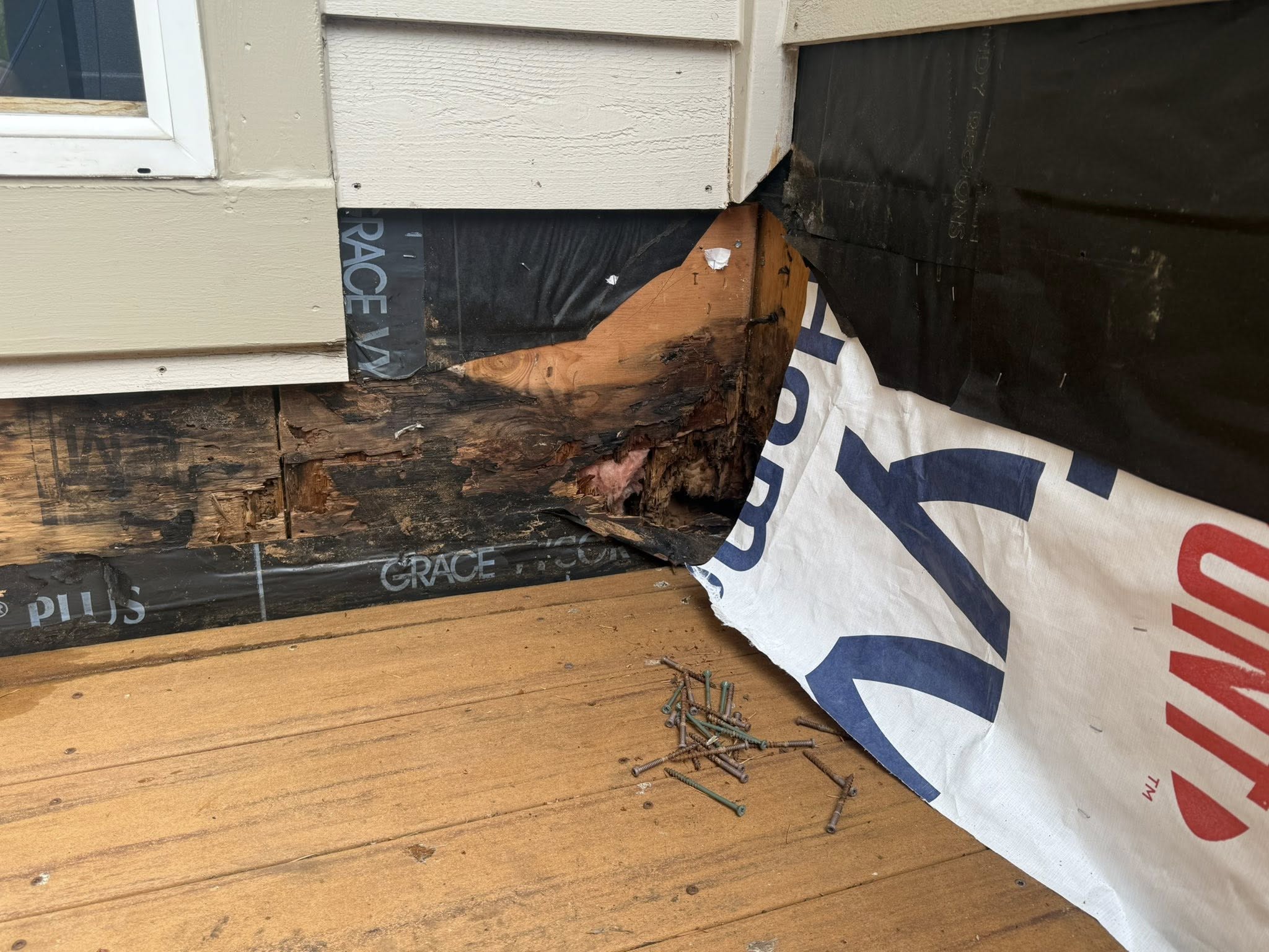 Exterior carpentry repair