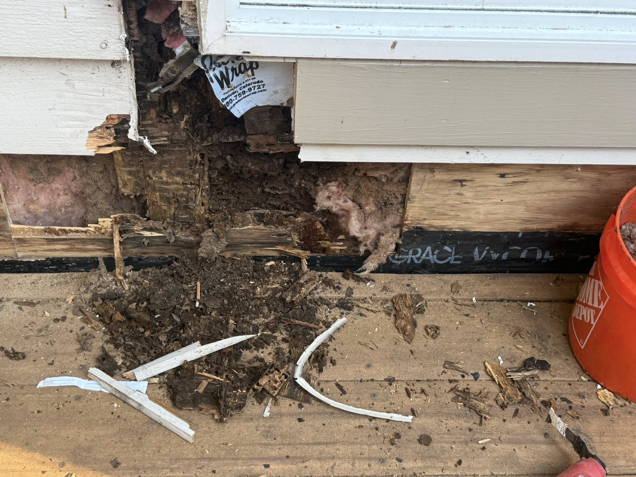 Carpentry renovation work